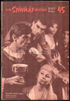 Gábor Miklós (1919-1998) színész, Házy Erzsébet (1929-1982) színésznő, Giuseppe Taddei (1916-2010) o...