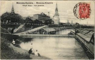 Moscow, Moscou; Vue générale / Kremlin, general view. TCV card (EK)