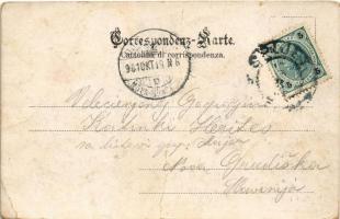 1901 Split, Spalato; kikötő / port (fa)