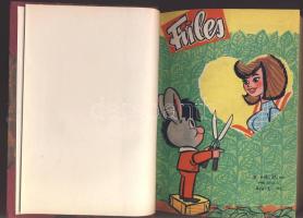 1966 Füles évfolyam júliustól decemberig bekötve, nagyon szép állapotban