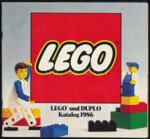 cca 1984-1986 4 db idegennyelvű LEGO prospektus, az egyik kissé szakadt borítóval.
