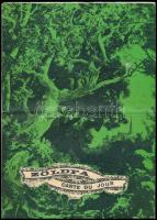 1973 Budapest, Zöldfa étterem étlapja, hajtásnyommal