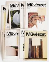 A Művészet c. folyóirat teljes évfolyama (XXII. évf. 1-12. sz., 1981. jan.-dec.), benne festő- és sz...