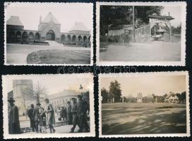 cca 1940 Debreceni részletek, 4 db fotó, 6×9 cm