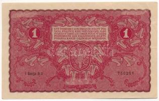 Lengyelország 1919. 1M T:II hajtatlan, kisebb gyűrődések
Poland 1919. 1 Marka C:XF unfolded, but sm...