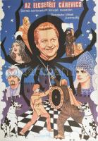 1987 Az elcserélt cárevics c. szovjet film nagyméretű plakátja, moziplakát, MOKÉP-MTI Fotó, hajtva, 82x57 cm