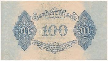 Németország / Weimari Köztársaság 1922. 100M T:III Germany / Weimar Republic 1922. 100 Mark C:F
Kra...