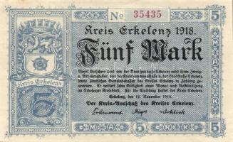 Német Birodalom/Weimari Köztársaság/Erkelenz 1918.11.12. 5M T:I-
