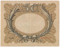 Német Birodalom 1918. 50M T:II-,III
German Empire 1918. 50 Mark C:VF,F
Krause P#65