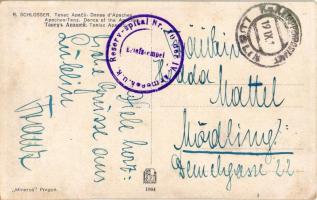 Apachen-Tanz / Dance of the Apaches. Minerva Prague 1064. s: R. Schlosser + "K.u.K. Reserve-Spi...