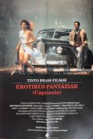 cca 1987 Erotikus fantáziák c. olasz film nagyméretű plakátja, MOKÉP moziplakát, hajtva, 82x56,5 cm