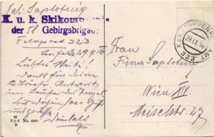 1916 Soldatenleben, das heißt lustig sein / WWI German military art postcard. WSSB No. 4990. s: Ad. ...