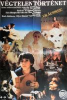 cca 1986 Végtelen történet c. NSZK-olasz film nagyméretű plakátja, moziplakát, MOKÉP-MTI Fotó, hajtva, 81x55 cm