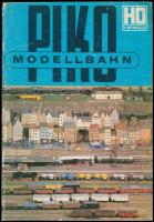 cca 1970 Piko Modellbahn modellvasút katalógus, német nyelven, szakadt, kissé kopott borítóval.
