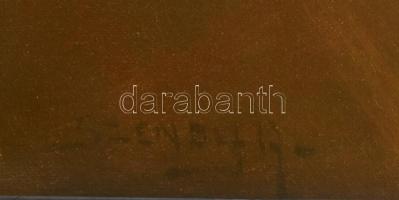 Szendy Arisztid (1903-1972): Liszt Ferenc portréja. Olaj, vászon. Jelzett. Üvegezett, sérült fakeret...