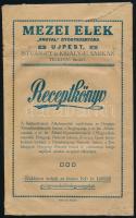 Mezei Elek Angyal Gyógyszertára Újpest receptkönyvboríték, szakadással