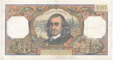 Franciaország 1973. 100Fr T:III szép papír, tűlyukak
France 1973. 100 Francs C:F nice paper, pin ho...