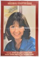 1982 A Házibuli folytatódik c. francia film nagyméretű, kétoldalas plakátja (Sophie Marceau, Pierre Cosso), filmplakát, MOKÉP-MTI Fotó, hajtva, 83x58,5 cm