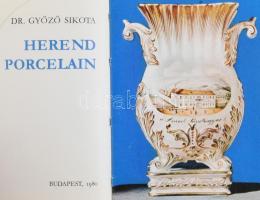 Dr. Győző Sikota: Herend porcelain. Bp., 1980, Révai. Kiadói műbőr kötés, porcelán plakettel, jó áll...