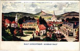 1912 Balf-gyógyfürdő (Sopron), látkép (EK)