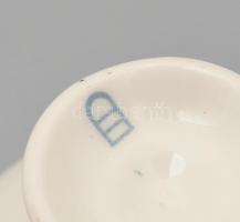 Alt Wien (cseh) mokkás csésze csészealjjal jelzett matricás, kopott, d:11,5cm, m:5,5cm