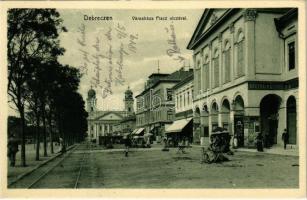 Debrecen, Városháza Piac utcával, Bartha Kálmán üzlete