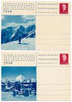 1948 Tátra, Magas Tátra, Vysoké Tatry; Zimné Sletové Hry vo Vysokych Tatrách / Les Jeux d'Hiver...