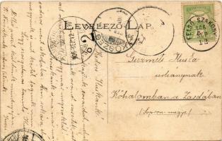 1906 Szakony (Sopron), Csörgő malom, Római katolikus templom, Schwarzmann K. ház (EK)