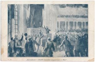 1899 (Vorläufer) Magyar szabadságharc, Kossuthnak a 200 ezer honvédet megszavazza a Ház / Hungarian Revolution of 1848 (b)