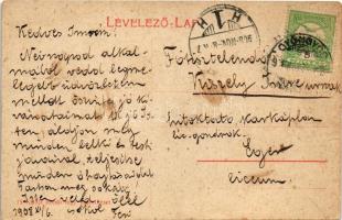 1908 Recsk (Heves), Báró Barkóczy kastély (W.L.?)