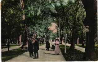 1909 Keszthely, Balatoni park. Nádai J. kiadása