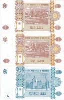 Moldova 2010. 1L + 2013. 1L + 2015. 5L T:I,I-
Moldova 2010. 1 Leu + 2013. 1 Leu + 2015. 5 Lei C:UNC...