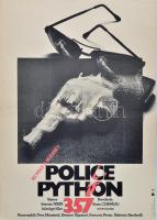 cca 1973-1982 5 db filmplakát: Police Python 357, A különleges ügynök, És az Isten megteremté a kávéházi énekesnőt, Szicíliai védelem, Hotel Pacific; MOKÉP-MAHIR, hajtva, vegyes állapotban (egy kisebb sarokhiánnyal), 58x40 cm körüli méret