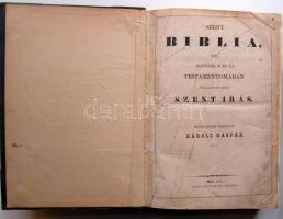 1867 Szent Biblia, Pest, Heckenast Gusztáv kiadása (Károli Gáspár fordítása) / Holy Bible