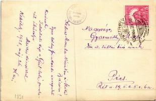 1928 Keszthely, Gül-Baba zenekar tagjai, csoportkép. Tímár photo (EK)