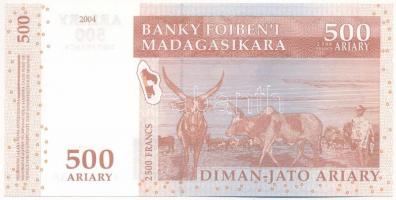 Madagaszkár 2004. 500A T:I
Madagascar 2004. 500 Ariary C:UNC
Krause P#88