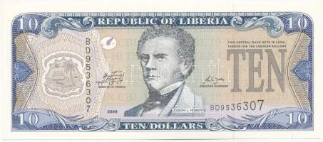 Libéria 2009. 10$ T:I,I- Libéria 2009. 10 Dollars C:UNC,AU Krause P#27