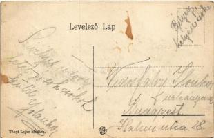 Fonyód-fürdő, nyaralók, villák, matróz. Tényi Lajos kiadása (EK)