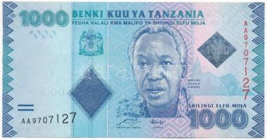 Tanzánia 2010. 1000Sh T:I Tanzania 2010. 1000 Shillings C:UNC Krause P#41a