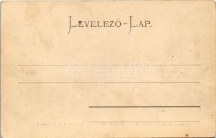 Budapest II. Lukács és Császár fürdő. Montázs hajókkal és csónakokkal