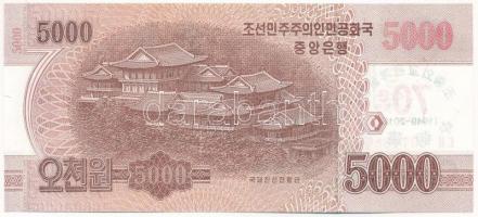 Észak-Korea 2019. 5000W "A KNDK és Kína közötti diplomáciai kapcsolatok felvételének 70. évford...