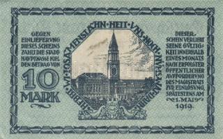 Német Birodalom/Weimari Köztársaság/Kiel 1918.10.15. 5M, 10M T:I,II