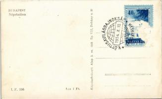Budapest XIV. A Népstadion. Képzőművészeti Alap Kiadóvállalat + "1954 V. Öttusa Világbajnokság ...