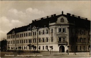 1938 Kecskemét, M. kir. Pénzügyigazgatóság palotája. Komor Gyula kiadása