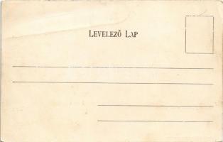 Dés, Dej; Dés város látképe 9 sorozatban IV. Szent Ferenc rendi palota, tér, Népbank, Thuróczy Kálmá...