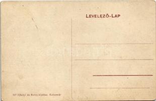 Kolozsvár, Cluj; Schuster, Tauffer Dezső és Schefer üzlete. Éjjeli montázs részeg férfiakkal. Újhely...