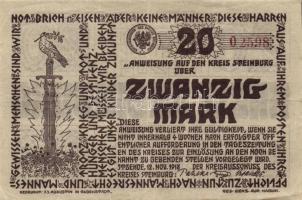 Német Birodalom/Weimari Köztársaság/Remscheid 1918.11.12. 1M, 2M, 5M, 10M, 20M T:I,II,III+