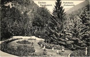1910 Ponyászka, Poneasca (Bozovics, Bozovici); park