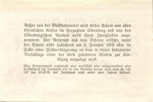 Német Birodalom/Weimari Köztársaság/Oldenburg 1918.10.30. 10M T:I-