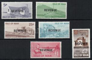 Isle of Man használatlan okmánybélyeg sorozat